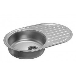 zlew stalowy Octopus 3D dekor 77x50 z syfonem