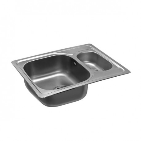 zlew stalowy Octopus 9D 63x50cm z syfonem