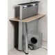 okap wysuwany z blatu "downdraft" Spirit Focus 88cm