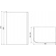 kabina natryskowa Zeta Kerra 140x80(100)